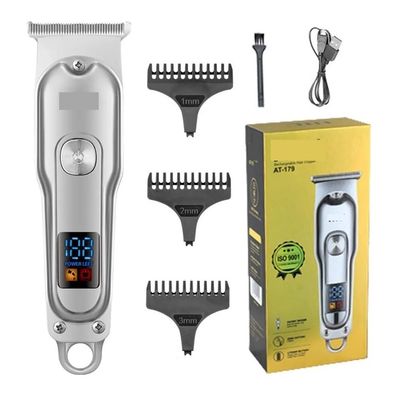 EWKYLSEM Professional USB Hair Clipper Men Cordless Barber for Cutting Kit with T-Blade Trimmer Beard