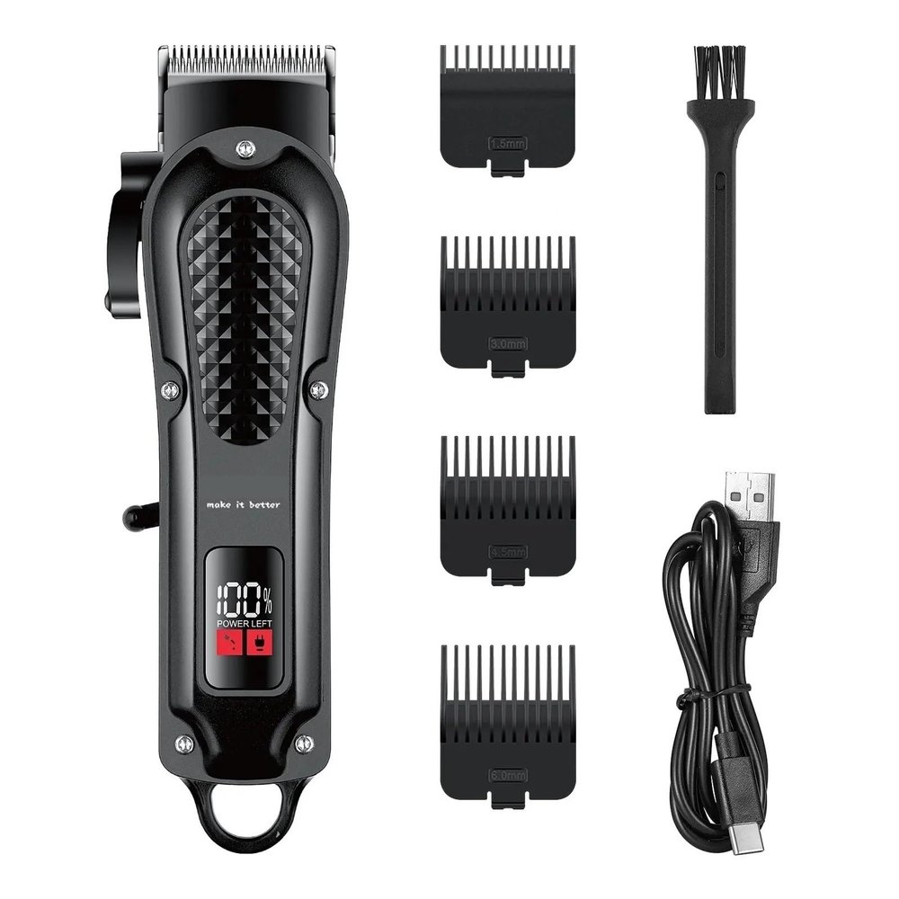 EWKYLSEM Electric Hair Clipper UBS Rechargeable Cordless Beard Trimmer Men Powerful Trimming Tool HYN-212
