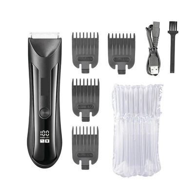 QICOQ Electric Hair Trimmer Unisex Shaver & Body Rechargeable Ceramic Blades(BlackWith Bubble Bag)