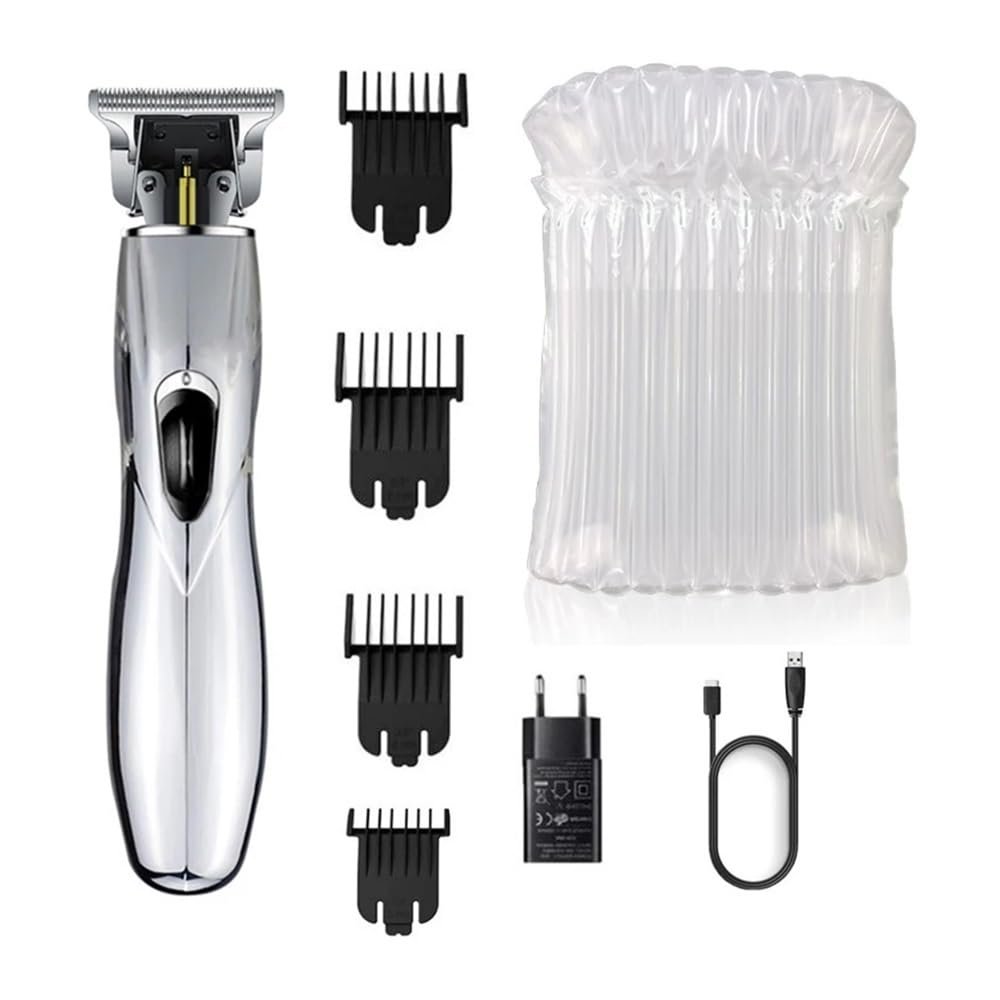 EWKYLSEM Cordless Professional Electric Hair Trimmer Beard Clipper for Men Cutting Rechargeable Haircut Machine(with Bubble)