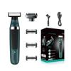 Double Blade Multi-Function Waterproof Shaver, Rechargeable Beard Trimmer, Male Hair Set 393(Black) view 2