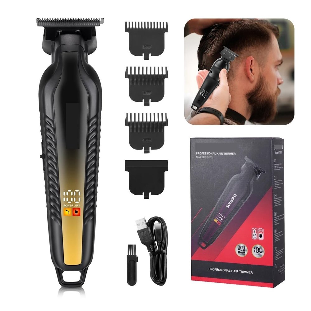 EWKYLSEM Electric Clipper Barber-Grade USB Rechargeable Hair Trimmer Razor for Home Grooming Precision Shaving Classic Hairstyle Creation