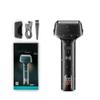 Blades Professional Electric Shaver Waterproof Beard Hair Trimmer Rechargeable Razor Digital Display for Men V-371(V-371 with Box) view 1