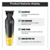EWKYLSEM Trimmer for Men DLC T-Blade LED Display Cordless USB Oil Head Professional Hair Clipper Finishing Machine Haircut V-996(Green) view 4