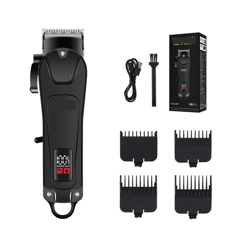 EWKYLSEM Hair Trimmer New Professional Cutting Machine Electric Shaver Trimmers with LCD Display Men's Clipper(Green)