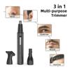 EWKYLSEM Electric Nose Ear Hair Trimmer for Men Painless Rechargeable Sideburns Eyebrows Beard 3 in 1 Clipper Shaver view 2