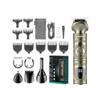 EWKYLSEM Professional high-end Hair Trimmer Set, Retro Metal Electric Push Shear, Home LED Intelligent Digital Clipper, Shaver(Green) view 1