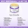 BeeFriendly Organic Night Cream, USDA Certified Organic, Deep Hydrating & Moisturizing Night Time Eye, Face, Neck & Decollete Cream for Women and Men, Anti Aging, Anti Wrinkle 4 oz (2 Jars in box) view 4