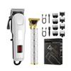 EWKYLSEM Hair Cutter Rechargeable Men's 3-Piece Oil Head Electric Trimmer Suitable for Home use Shaved Hair Salon(2-Set) view 1