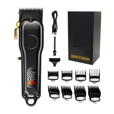 EWKYLSEM Hair Cutting Machine Professional Clippers Barber Cordless Portable Clipper Digital Display Trimmer for Man