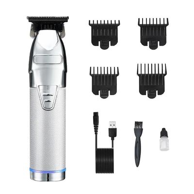 QICOQ Professional Barber Beard Trimmer Stylist and Scissors USB-C Cordless Hair(S9-Sliver)