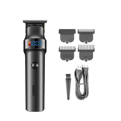 EWKYLSEM Professional Hair Trimmer Cordless Man 0 mm Adjustable for Remove Electric Razor Barber LED Beard V-987(987-With Box)