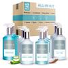 1-Shoppe Infuse 12 Piece Ecobox All-In-Kit | White Tea and Coconut Soap | 3 Shampoo, 3 Conditioner, 3 Body Wash and 3 Lotion | 10.14 oz Hotel Soaps and Toiletries Bulk | Personal Care Products view 1
