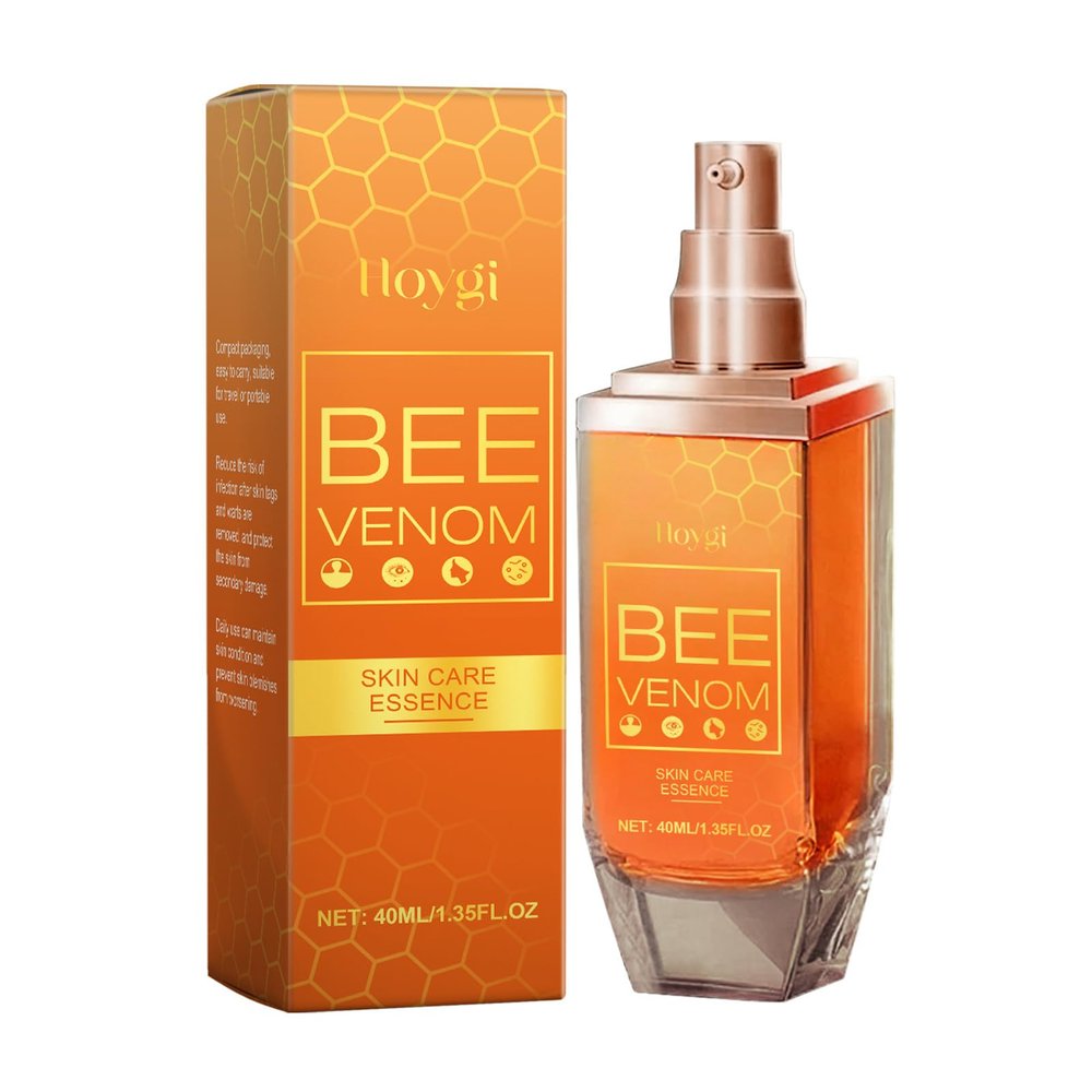40ML Bee Venom Skin Care Essence Serum Moisturizing Repairing Anti Aging Smooth Body Skincare Serum for Dry Sensitive Skin