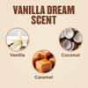 Gold Bond Vanilla Dream Softening Hand Cream, Luxurious Everyday Hand Cream with Shea Butter to Help Boost Skin Moisture and Cocoa Butter to Help Soften Skin, Warm Vanilla Dream Scent, 3 oz, 4 pk view 4