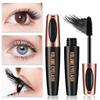 4D Silk Fiber Lash Mascara, Black Mascara Lengthens And Volumizes, Long-Lasting Waterproof Smudge-Proof, Non-Flaking Natural No Clumping Thickens, Hypoallergenic Formula (4 Packs) view 2