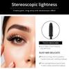 4D Silk Fiber Lash Mascara, Black Mascara Lengthens And Volumizes, Long-Lasting Waterproof Smudge-Proof, Non-Flaking Natural No Clumping Thickens, Hypoallergenic Formula (4 Packs) view 4