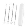 Kokiya 4X Removal Kit Professional Extractors Portable Practical Stainless Steel Facial Cleaning Tools view 1
