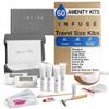 Infuse Amenity & Accessory Kit | 1 oz Travel Size Shampoo, Conditioner, Lotion, Body Wash, 2 Cleansing Bars, Shave & Dental Sets, Make-Up Remover Wipes, & Vanity Kit | 60 sets per case view 1