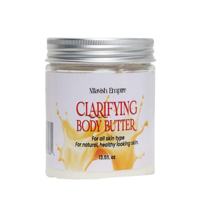 Clarifying Body Butter  13.5 fl oz | Deeply Moisturizing, Smooth & Healthy-Looking Skin | Natural