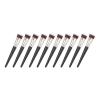 10Pcs Oblique Concealer Brush Set, Concealer Brush, Soft Synthetic with Ergonomic Handle, Makeup Brush for Liquid and Cover Blemishes, view 2