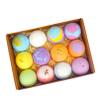winying Handmade Cocoa Butter Bath Bombs Gift Set with Shea Butter to Moisturize Skin 12 Pieces/Box One Size view 2