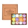 winying Handmade Cocoa Butter Bath Bombs Gift Set with Shea Butter to Moisturize Skin 12 Pieces/Box One Size view 3