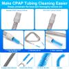 XANGNIER Cleaning Brush Kit for CPAP Mask,Standard 15mm-22mm Hose,Tube,Water Chamber,6.5 Ft Thick Hose Brush and Foldable Wash Basin for CPAP Machine Equipment Accessories Cleaner Supplies,10 PCS view 3