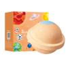 ACSUSS Galaxy Planet Themed Bath Bomb Set with Luxurious Moisturizing Organic Foam and Bubbles Orange Blue One Size view 1