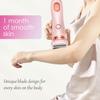 Livora Electric Shaver for WomenSilk Glide Pro ShaverRechargeable Electric Trimmer for Bikini, Pubic Hair, Legs, Body, Wet/Dry (Pink). view 3