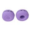 Donut Shape Makeup Brush Cleaner, Silicone Cosmetic Brush Mat, 2 Pcs Cute Makeup Brushes Cleaner with Bowl Shaped and Convenient Clasp for Storage Washing, view 2