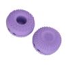 Donut Shape Makeup Brush Cleaner, Silicone Cosmetic Brush Mat, 2 Pcs Cute Makeup Brushes Cleaner with Bowl Shaped and Convenient Clasp for Storage Washing, view 3