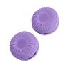 Donut Shape Makeup Brush Cleaner, Silicone Cosmetic Brush Mat, 2 Pcs Cute Makeup Brushes Cleaner with Bowl Shaped and Convenient Clasp for Storage Washing, view 4