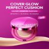 SKINTIFIC Pink Glow Cushion Foundation #00 Porcelain| Medium Coverage, Natural Dewy Glow Finish, Moisturizing for Dry Skin, Lightweight, Long-Lasting & Oxidation-Resistant view 2