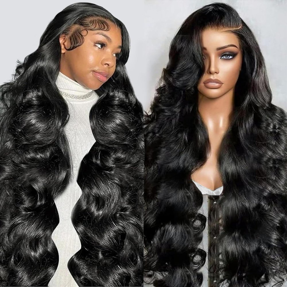 Tuneful 13x6 HD Lace Front Wigs Human Hair Pre Plucked Body Wave Lace Front Wigs for Women 20 Inch 13x6 Frontal Wigs with Baby Hair