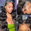 Tuneful 13x6 HD Lace Front Wigs Human Hair Pre Plucked Body Wave Lace Front Wigs for Women 20 Inch 13x6 Frontal Wigs with Baby Hair view 4