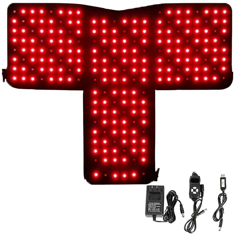 byepica Red Light Hair Growth Cap with 172 LEDs, Adjustable Modes, Timer, Power Adapter, and USB for Hair Loss Therapy