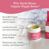 Earth Mama Organic Nipple Butter | Nipple Cream Safe for Breastfeeding | Postpartum Essentials for Nursing | Non Lanolin Nipple Cream, 2-Fluid Ounce (96-Count) view 2