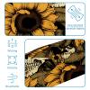 6 Pack Wide Headbands For Women Elastic Headband Skeleton Sunflower Head Bands Women's Hair Band Turban Workout Soft Sweat Hairband Accessories view 4