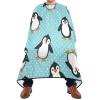 Cute Cartoon Penguins Barber Cloth Hair Cape Waterproof, Barbershop Gown 64.9 In x 55.1 In view 2