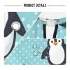 Cute Cartoon Penguins Barber Cloth Hair Cape Waterproof, Barbershop Gown 64.9 In x 55.1 In view 4