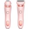 byepica Women's Electric Shaver, 2-in-1 Hair Removal & Bikini Trimmer with Led Display, Quick Charge Type-C, Dual Head Wet/Dry, Includes Guide Combs, view 1