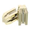 Healvian 2pcs Gold Eyebrow Pencil Sharpener with Precision Slots Multi-Angle Flat Tip Cosmetic Tool for Eyebrow Eyeliner Lip Pencils Rust-Resistant Makeup Trimming Accessory for Travel and view 1