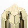 Healvian 2pcs Gold Eyebrow Pencil Sharpener with Precision Slots Multi-Angle Flat Tip Cosmetic Tool for Eyebrow Eyeliner Lip Pencils Rust-Resistant Makeup Trimming Accessory for Travel and view 3