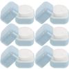GANAZONO 10pcs Plastic Cosmetic Jars with Screw Lids and Inner Liners Refillable Travel Containers for Face Cream Lip Balm Toiletries Leakproof Lightweight Compact Skincare Storage view 1