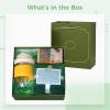 byepica Gift Set for Nurses: Double-Drinks Glass Cup, Coral Fleece Towel, Artistic Soap, Yellow Gift Box & Bag, Thoughtful Hugs for Him/Her view 3