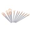 10PCS Makeup Brushes Set | Soft Fiber Hairs for Blush/Eye Shadow/Eyebrow | Makeup Brush Kit with Aluminum Handle for Beginners & Experts view 1