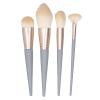10PCS Makeup Brushes Set | Soft Fiber Hairs for Blush/Eye Shadow/Eyebrow | Makeup Brush Kit with Aluminum Handle for Beginners & Experts view 3
