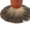 Shaving Brush for Men, Wooden Handle Beard Shaving Brush, Portable Ergonomic with Soft Synthetic, Elegant Salon Shaving Brush for Home Travel Grooming view 2