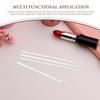 GALPADA Crystal Handle Lip Brush Precision Cotton Swabs for Even Lipstick Application Portable Disposable Lip Gloss Applicators with Micro Brush Wands for Daily Makeup and Salon Use view 3